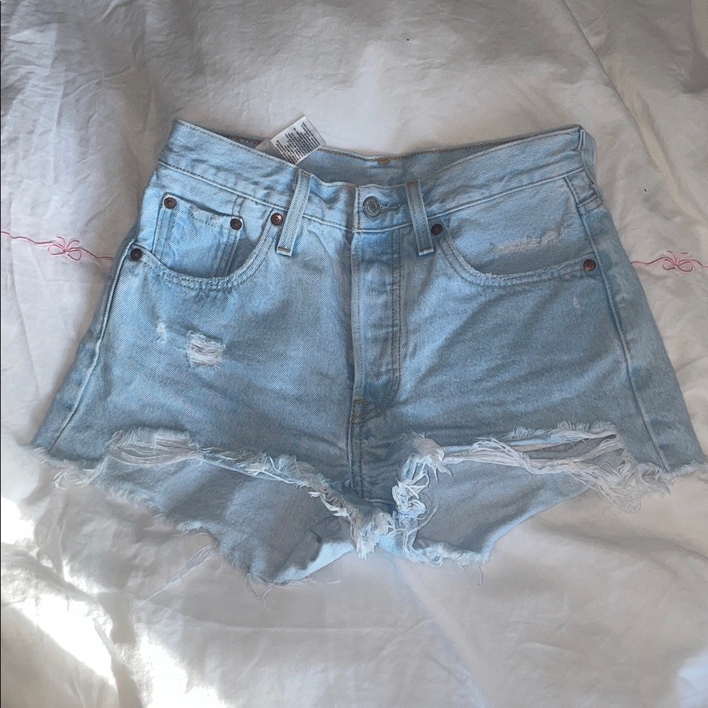Levi's® 501 Original Denim Short size 25 - Picture 6 of 6
